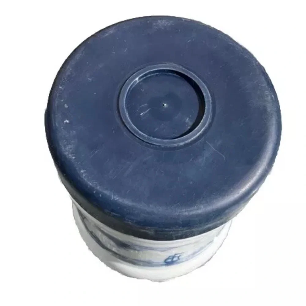 Valkenswaard Cigar Humidor Opaline White Glass Jar Blue Belgium Vintage